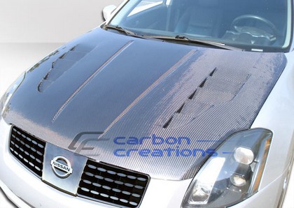 Carbon fiber hood nissan maxima #3