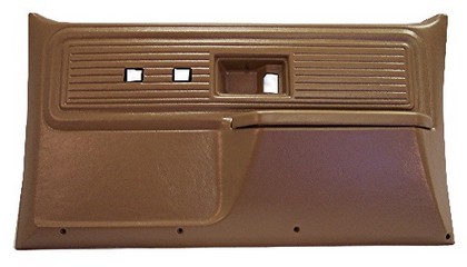 Coverlay Front Door Panels - Power Locks Only - Light Brown