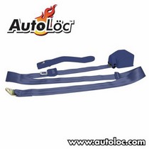 All Jeeps (Universal), All Vehicles (Universal) AutoLoc 3 Point Retractable Seat Belt (Dark Blue)