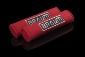 Universal (Can Work on All Vehicles) Braum Racing Harness Pads - Red