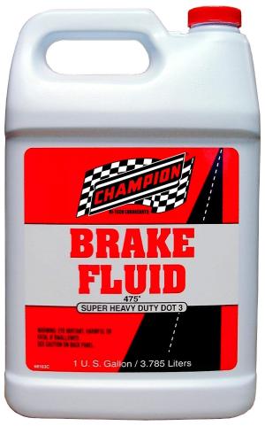 All Vehicles (Universal) Champion Dot 3 Brake Fluid - 1 Gallon (Case)