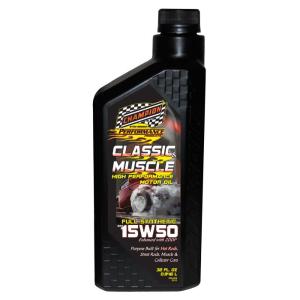 All Vehicles (Universal) Champion 15w-50 Classic & Muscle Full Synthetic Automotive Motor Oil - Quart