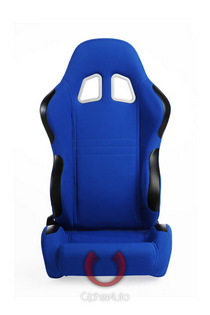 Universal (Can Work on All Vehicles) Cipher Auto Racing Seats - Blue Cloth