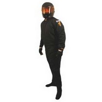 All Cars (Universal), All Jeeps (Universal), All Muscle Cars (Universal), All SUVs (Universal), All Trucks (Universal), All Vans (Universal) DJ Safety Firesuit SFI 3-2A/15 1-Piece Suit - Medium (Black)