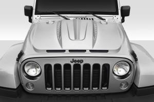 2019-2021 Jeep Wrangler JL Gladiator JT Duraflex Beast Hood - 1 Piece