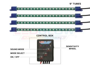 All Cars (Universal), All Jeeps (Universal), All Muscle Cars (Universal), All SUVs (Universal), All Trucks (Universal), All Vans (Universal) LEDGlow Interior LED Kit - 4-Piece (White)