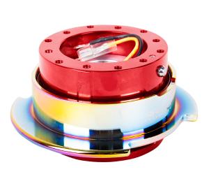 Universal (can work for all vehicles) NRG Gen 2.5 Quick Release -Red with NeoChrome Ring