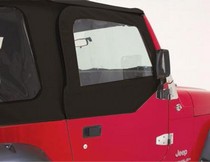 87-95 Jeep Wrangler (for soft upper doors) Rampage Door Skin - Denim Black