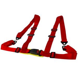 All Jeeps (Universal), All Vehicles (Universal) Spec D 4 Point Harness Racing Seat Belt - Red