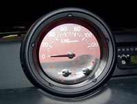 04-07 Scion xB US Speedo Gauge Faces - Stainless Steel SS Kit (Red)