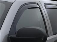 2003-2008 Toyota Corolla Fits sedan only Weathertech Rear Window Deflectors - Rear (Dark Smoke)