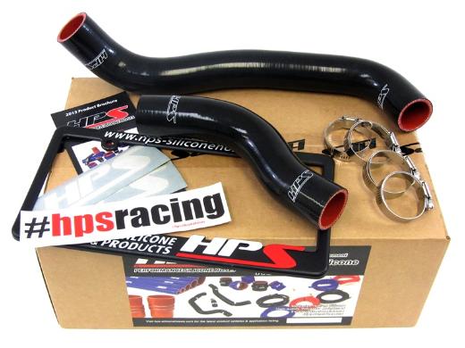 HPS Black Silicone Radiator Hose Kit Coolant - Black