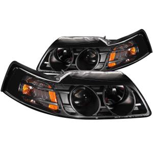 1999-2004 FORD  MUSTANG   Anzo Projector Headlights - Black