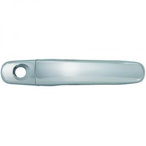 2006-2013 Chevrolet HHR, 2007-2009 Saturn Outlook, 2008-2012 Chevrolet Malibu, 2010-2013 Chevrolet Equinox Coast to Coast Door Handle Covers without Passenger Side Key Hole - Chrome (4-Piece)