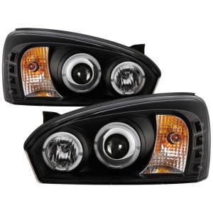 04-07 Chevy Malibu Spyder Halo Projector Headlights (Black)