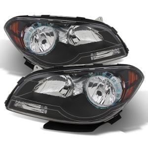 Chevy Malibu 2008-2012 Xtune Crystal Headlights - Black